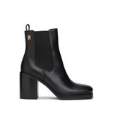 Tommy Hilfiger Square Toe Chelsea Yüksek Blok Topuklu Bot, 36, FW0FW08844, Siyah, Kadın