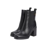 Tommy Hilfiger Square Toe Chelsea Yüksek Blok Topuklu Bot, 38, FW0FW08844, Siyah, Kadın