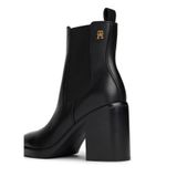 Tommy Hilfiger Square Toe Chelsea Yüksek Blok Topuklu Bot, 40, FW0FW08844, Siyah, Kadın