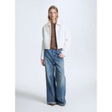 Tommy Hilfiger Standart Krem Kadın Ceket Boucle Wool Mıx Jacket - 36