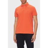 Tommy Hilfiger Streç Pamuklu Slim Fit Düğmeli Polo Yaka T Shirt Erkek POLO YAKA T SHİRT MW0MW17770 S