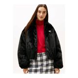 Tommy Hilfiger Suni Kürk Ceket, S, P69052S9530, SİYAH, Kadın