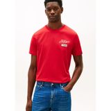 Tommy Hilfiger T-Shirt Modern Ath Graphic, L, 5003346285, Kırmızı, Erkek