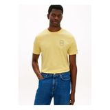 Tommy Hilfiger T-Shirt MW0MW42364ZF0 Brand Love Roundel, L, 5003346379, Sarı, Erkek