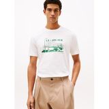 Tommy Hilfiger T-Shirt Photo Print Graphic, L, 5003346283, Beyaz, Erkek
