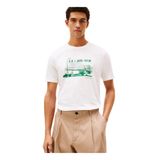 Tommy Hilfiger T-Shirt Photo Print Graphic, M, 5003346283, Beyaz, Erkek