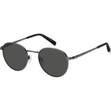 Tommy Hilfiger Th 2217 KJ1R 50-21 Unisex Güneş Gözlüğü Round - Gun Metal