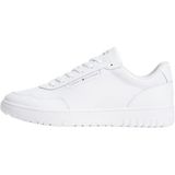 Tommy Hilfiger TH BASKET CORE LEATHER Erkek Spor Ayakkabı White 40