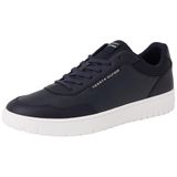 Tommy Hilfiger TH BASKET CORE LTH PINPERF erkek spor ayakkabı