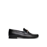 Tommy Hilfiger Th Chain Leather Loafer Casual Ayakkabı, 36, FW0FW08956, Black, Kadın