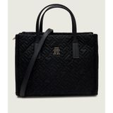 Tommy Hilfiger Th City Mini Tote Mono Naylon Aw0aw18162 Taşıma Çantası, siyah (Black), Einheitsgröße