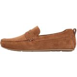 Tommy Hilfiger TH Core Süet Mokasen, 42, FM0FM05789, Kahverengi, Erkek