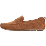 Tommy Hilfiger TH Core Süet Mokasen, 43, FM0FM05789, Kahverengi, Erkek