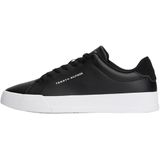 TOMMY HILFIGER TH COURT CORE Erkek Spor Ayakkabı, Black, 41