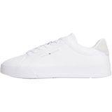 TOMMY HILFIGER TH COURT CORE Erkek Spor Ayakkabı, White, 43
