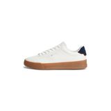 Tommy Hilfiger TH COURT LTH DETAIL ESS Erkek Spor Ayakkabı Ecru/Desert Sky 40