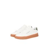 Tommy Hilfiger TH Court Lth Detail Ess Erkek Spor Ayakkabısı, Bright White/Silver, 45 Beden