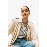 Tommy Hilfiger Th Elevated Flag Sılk Square Kadın Mavi Atkı - Aw0aw17629