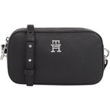 Tommy Hilfiger th emblem camera bag Kadın El Çantası black OS