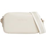 Tommy Hilfiger TH Essential Çapraz Çanta, Standart, AW0AW18370, Krem, Kadın