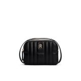 Tommy Hilfiger TH Feminine Conv Kamera Çantası BDS - Siyah Pürüzsüz Tek Boy, Bds - Black Smooth, Ölçü Birimi, Resmi