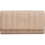 Tommy Hilfiger Th Femınıne Lrg Flap Kadın Bej Cüzdan - AW0AW17475 - Tek Beden