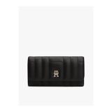 Tommy Hilfiger TH FEMININE LRG FLAP Kadın Siyah Cüzdan - AW0AW17475