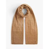 Tommy Hilfiger Th Flag Fluffy Scarf Kadın Yeşil Atkı - Aw0aw17787