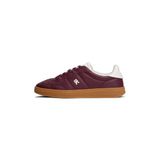 Tommy Hilfiger th heritage sneaker shiny Kadın Ayakkabı Rosewood Brown 38 EU
