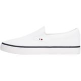 Tommy Hilfiger TH HI VULC CORE LOW II SLIPON Sneaker, 44, FM0FM05514YBS, White, Erkek