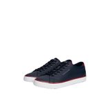 TOMMY HILFIGER TH HI VULC CORE LOW LEATHER Erkek Spor Ayakkabı, Desert Sky, 43