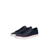 TOMMY HILFIGER TH HI VULC CORE LOW LEATHER Erkek Spor Ayakkabı, Desert Sky, 45