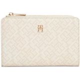 Tommy Hilfiger Th Icon Bıfold Wallet Monoplay Kadın Bej Cüzdan - Aw0aw18594