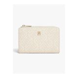 Tommy Hilfiger Th Icon Bıfold Wallet Monoplay Kadın Bej Cüzdan - Aw0aw18594