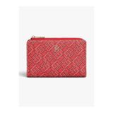 Tommy Hilfiger Th Icon Bıfold Wallet Monoplay Kadın Kırmızı Cüzdan - Aw0aw18594