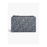 Tommy Hilfiger Th Icon Bıfold Wallet Monoplay Kadın Mavi Cüzdan - Aw0aw18594