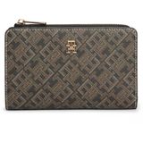 Tommy Hilfiger Th Icon Bıfold Wallet Monoplay Kadın Siyah Cüzdan - Aw0aw18594