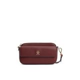Tommy Hilfiger th icon camera bag Kadın Çanta velvet maroon Tek Beden