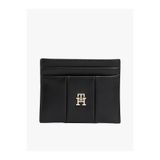 Tommy Hilfiger TH ICON CC HOLDER QUILTED Kadın Siyah Cüzdan - AW0AW17745