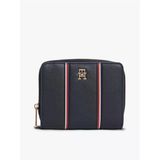 Tommy Hilfiger Th Icon Med Za W/Flap Corp Kadın Mavi Cüzdan - Aw0aw18653