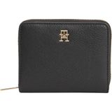 Tommy Hilfiger TH ICON MED ZA W/FLAP Cüzdan Kadın BLACK Tek Beden