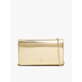 Tommy Hilfiger TH Icon Metalik Zincirli Kapaklı Kadın Gold Cüzdan AW0AW179590HS