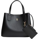 Tommy Hilfiger TH ICON MINI SATCHEL Çanta Kadın BLACK Tek Beden