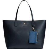 Tommy Hilfiger th icon tote Kadın Çanta space blue Tek Beden