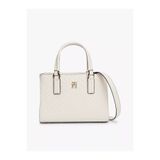 Tommy Hilfiger Th Kadın Günlük Bej Mini Tote Mono Çanta