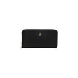 Tommy Hilfiger Th Kadın Icon Large Cüzdan - Siyah