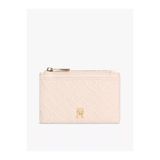 Tommy Hilfiger Th Kadın Icon Long Cc Holder Mono Pudra Kadın Kartlık