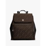 Tommy Hilfiger TH Latam Jacquard Sırt Çantası, Standart, AW0AW18324, Siyah, kadın