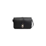 Tommy Hilfiger TH LIBRE Kapaklı Çapraz Askılı Çanta, Tek Ebat, AW0AW17723, Triple Black, Kadın
