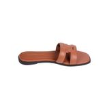Tommy Hilfiger TH LOGO STRAP MULE Kadın Kahverengi Sandalet - FW0FW08671